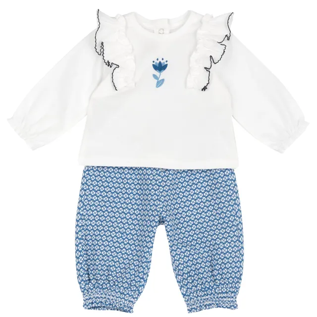 chicco-baby-set-t-shirt-hose-m-dchen-261-weich image 1