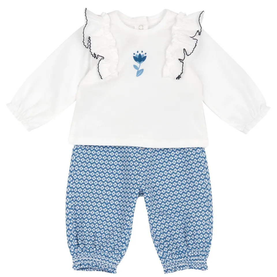 chicco-baby-set-t-shirt-hose-m-dchen-261-weich image 1