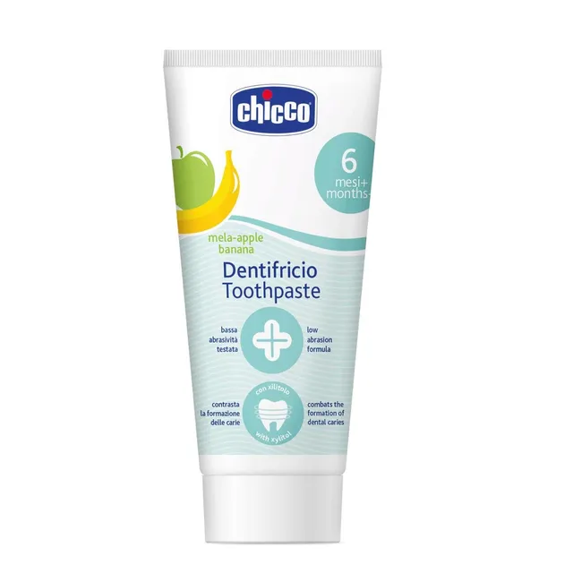 chicco-zahnpasta-apfel-banane-ohne-fluorid-6m image 1