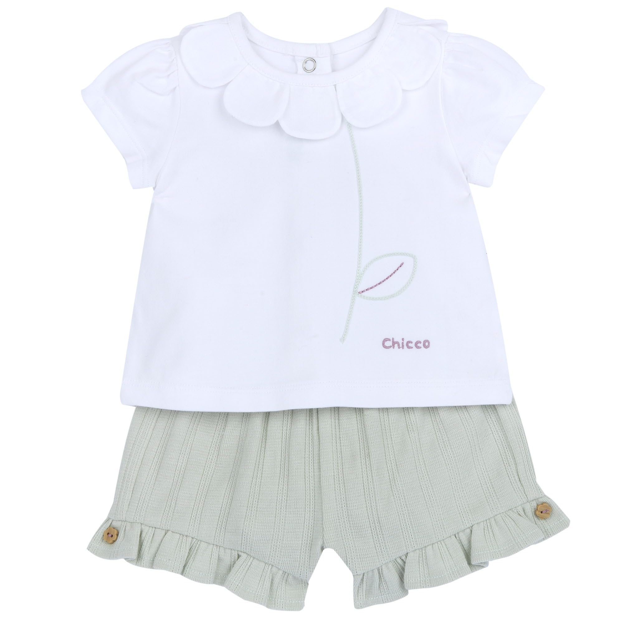 chicco-m-dchen-set-t-shirt-shorts-12-monate-sommer-set image 8