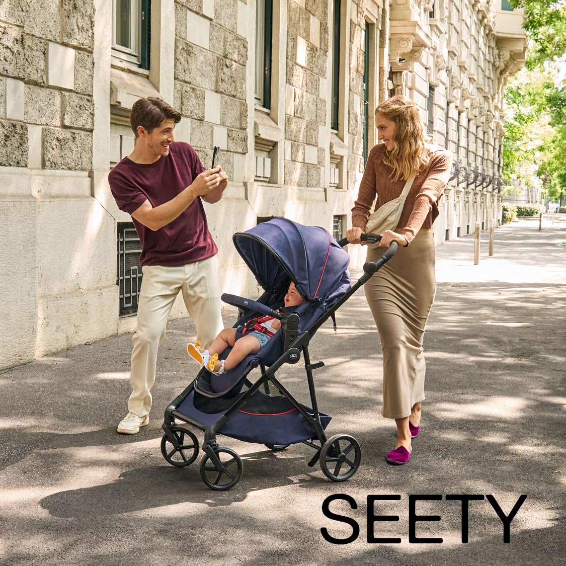 chicco-seety-kinderwagen-oxford-blue-bis-22-kg-mit-uv-dach image 2