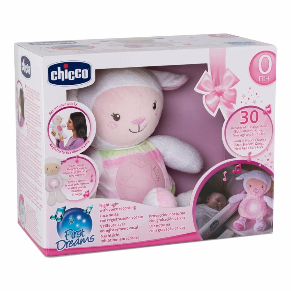 chicco-first-dreams-schlaffreund-schaf-kuscheltier-rosa-mit-nachtlicht image 5