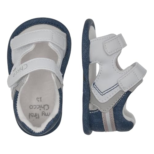 chicco-baby-sandalen-klett-babyschuhe-blau-wei image 8