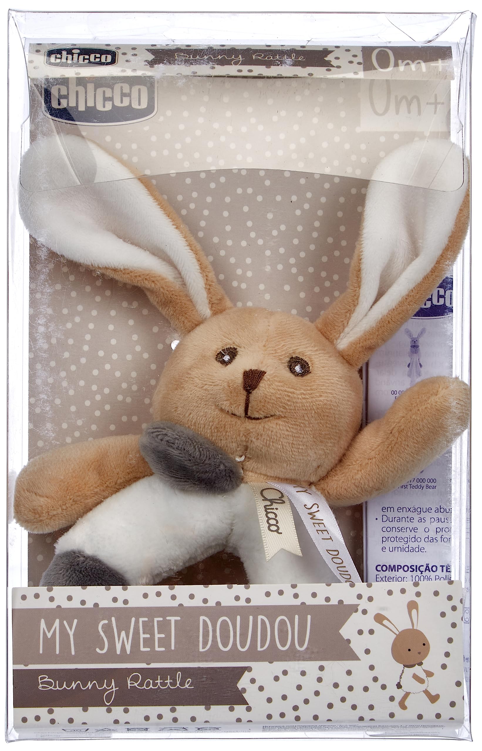 chicco-my-sweet-doudou-h-schen-rassel-pl-schrassel-beige-waschbar image 2