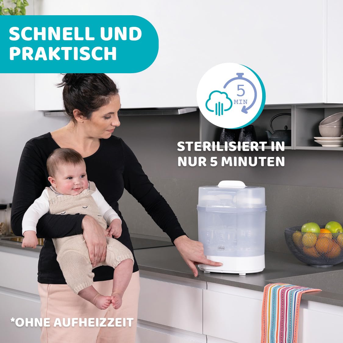 chicco-dampfsterilisator-3-in-1-babyflaschen-mikrowelle-6x330-ml image 3
