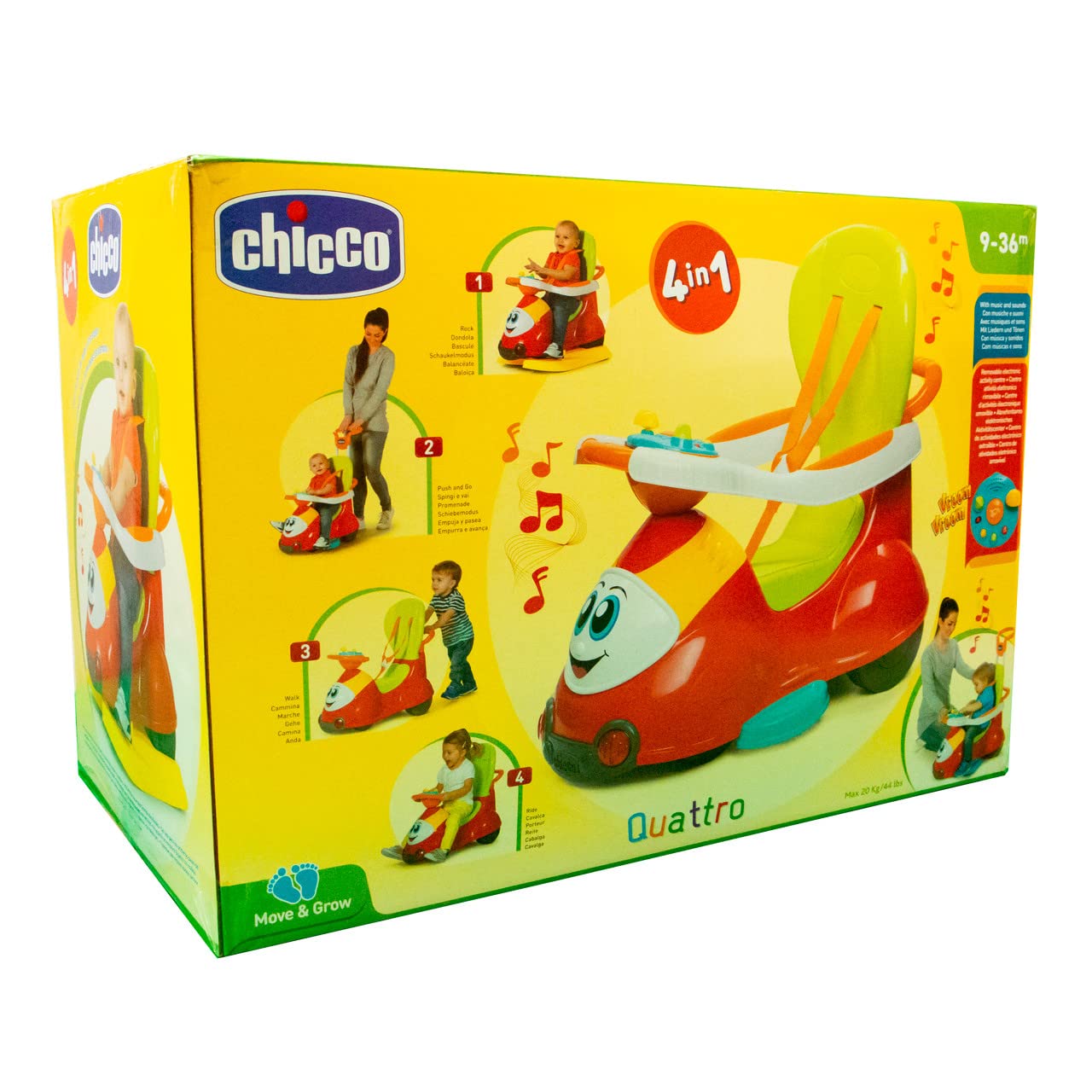 chicco-quattro-4-in-1-rutschauto-rot-mit-musik-ab-9-monate image 7