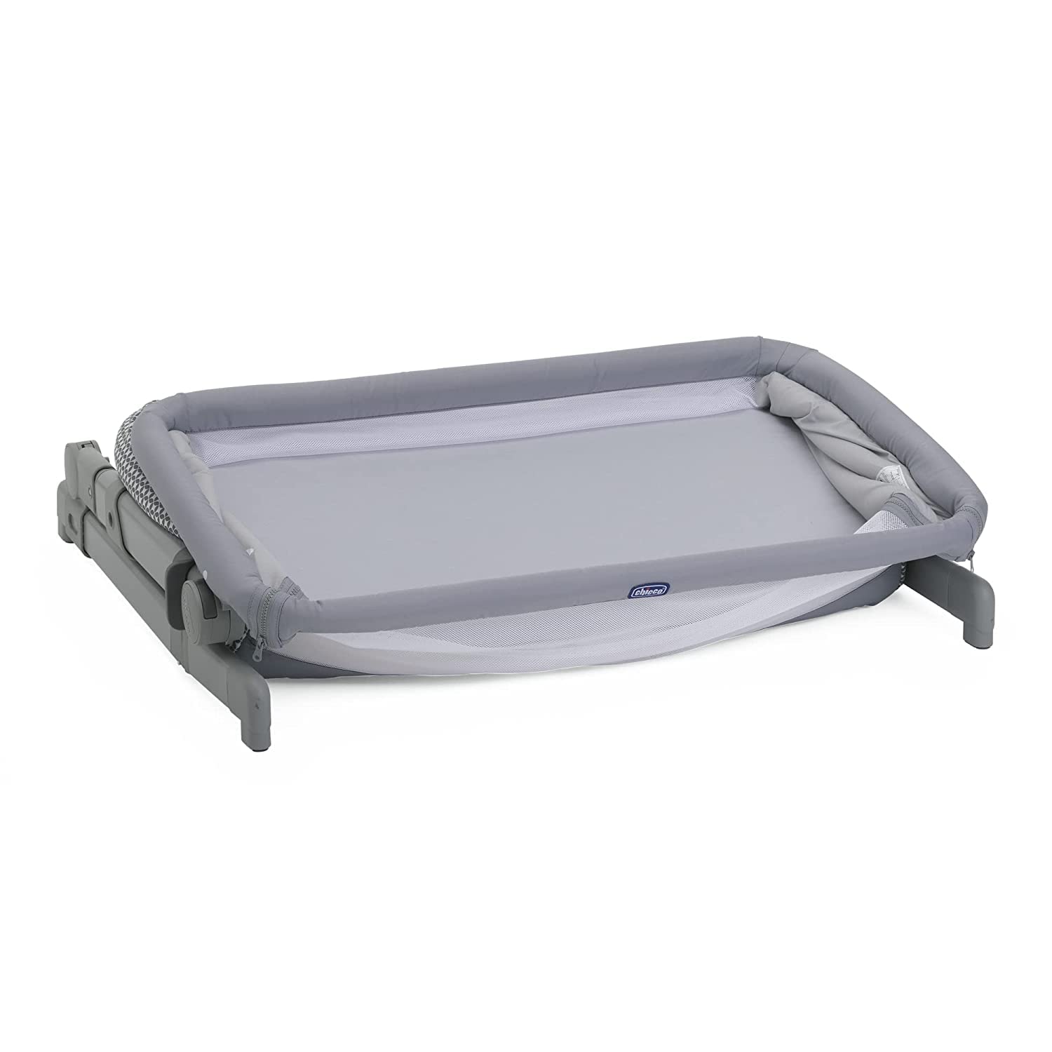 chicco-next2me-go-beistellbett-hellgrau-mit-matratze image 3
