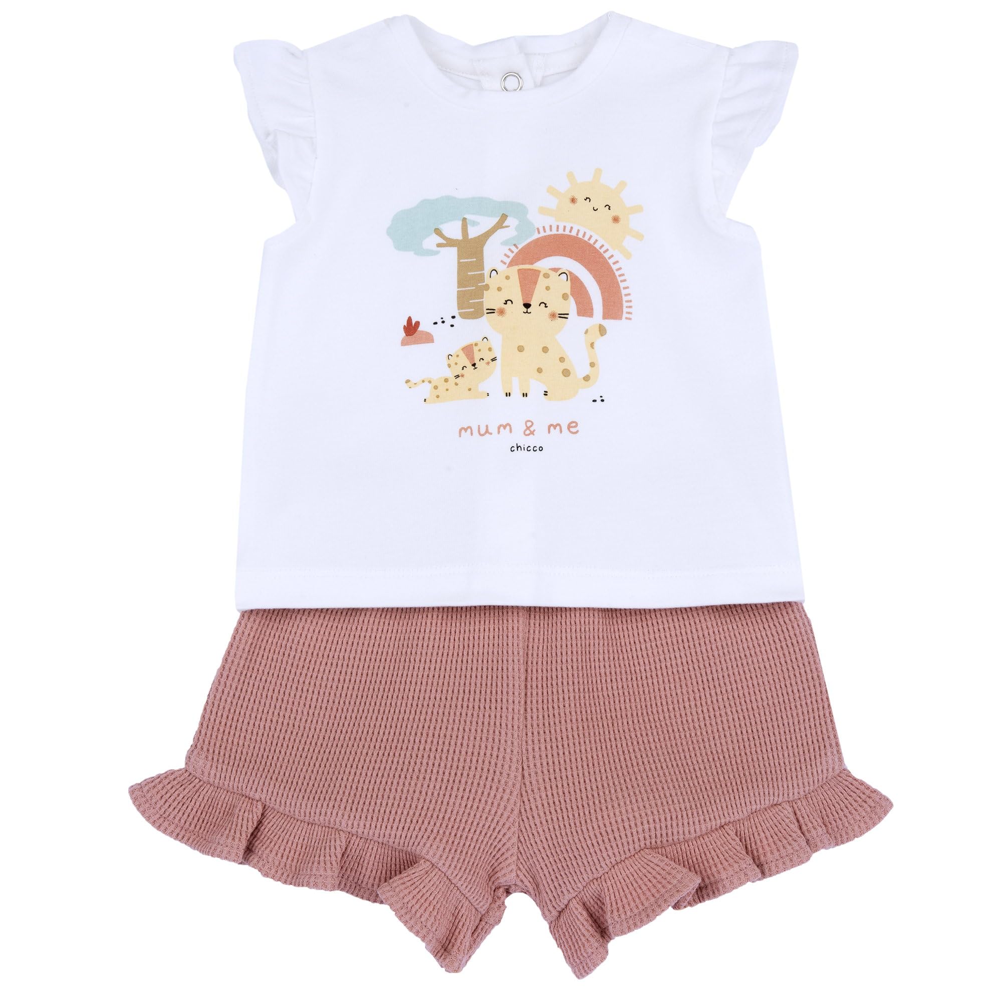 chicco-baby-m-dchen-set-t-shirt-shorts-mehrfarbig image 7