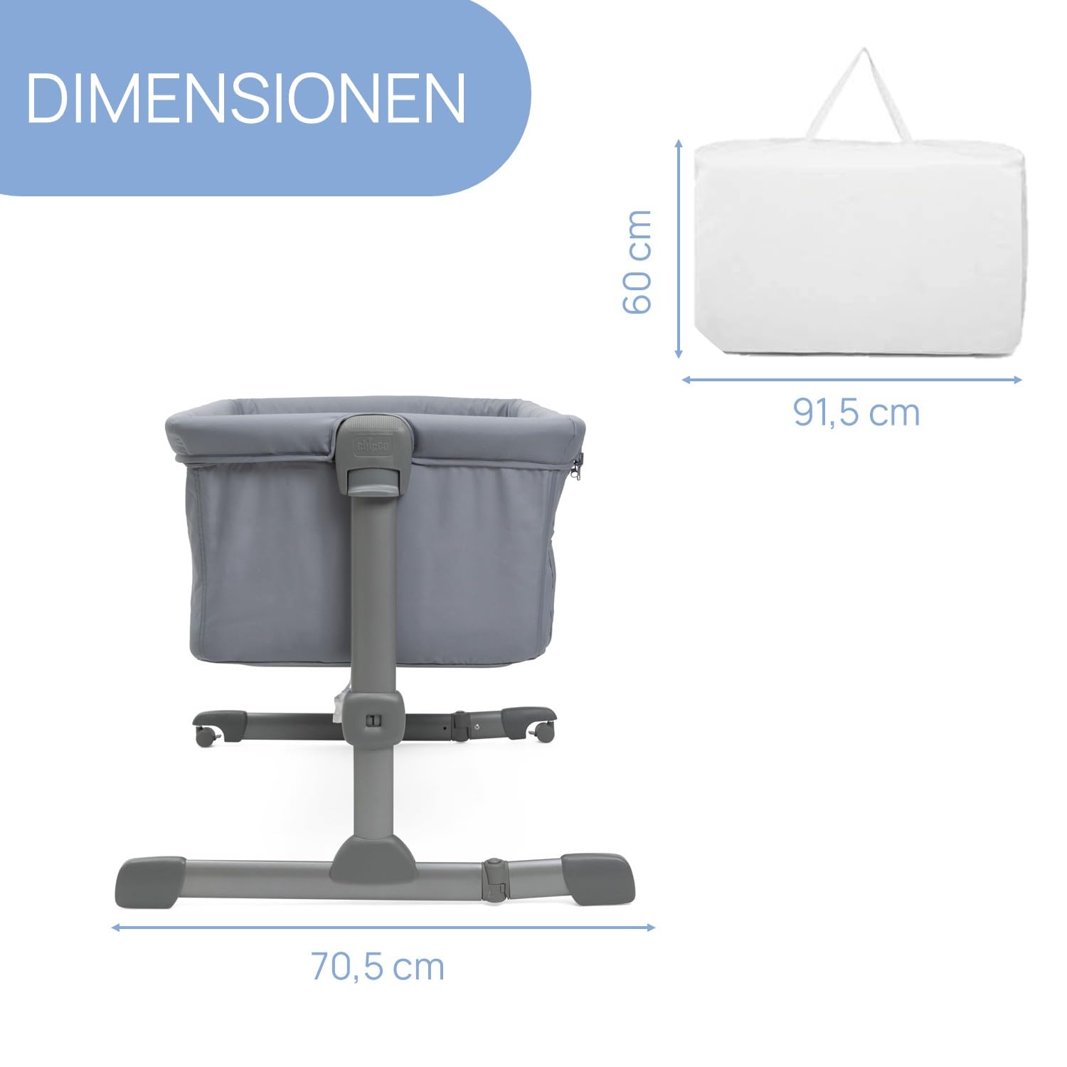 chicco-next2me-essential-beistellbett-stone-0-6-monate image 5