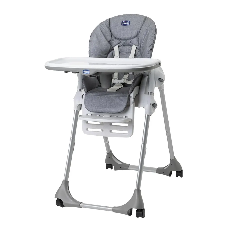 chicco-polly-easy-hochstuhl-grey-melange-verstellbar-bis-15-kg image 1