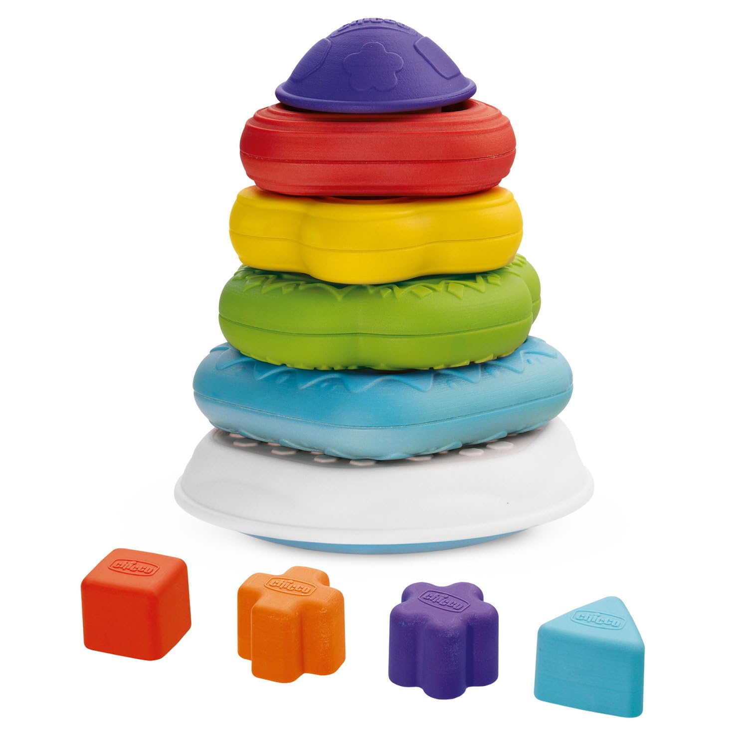 chicco-steckturm-stapelbecher-mehrfarbig-6-becher-kugeln-puzzle image 5