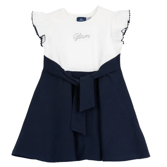 chicco-m-dchen-kleid-kurzarm-baumwolle-festkleid-4-jahre image 1