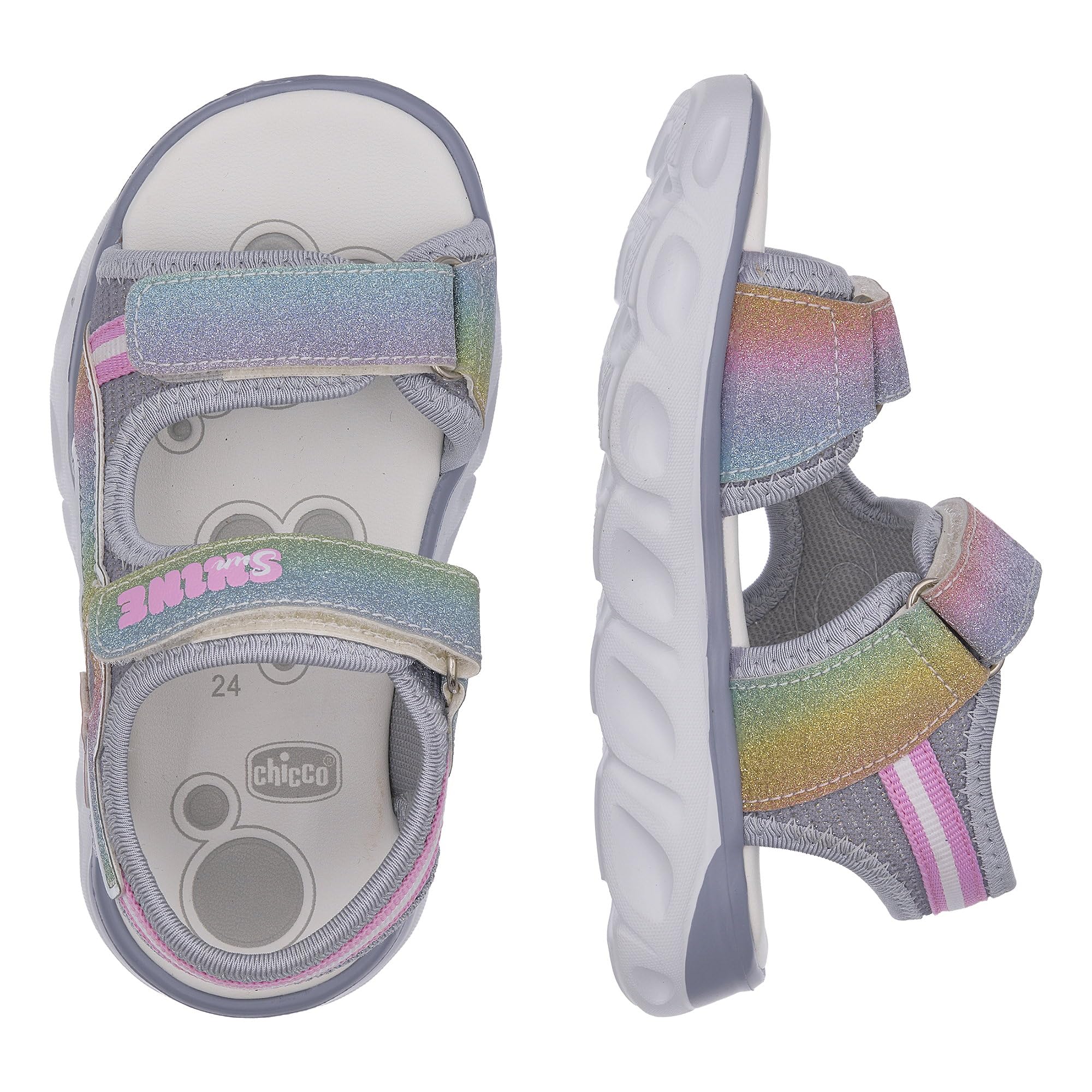 chicco-m-dchensandalen-mit-lichtern-gr-30-eu-klett image 2