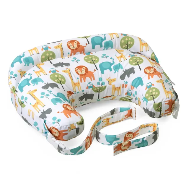 chicco-boppy-deluxe-stillkissen-peaceful-jungle-waschbar image 1