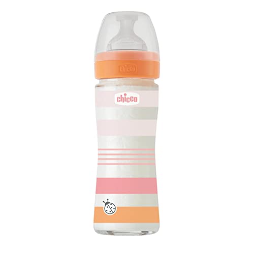 chicco-well-being-babyfl-schchen-glas-240-ml-rosa-0m image 6