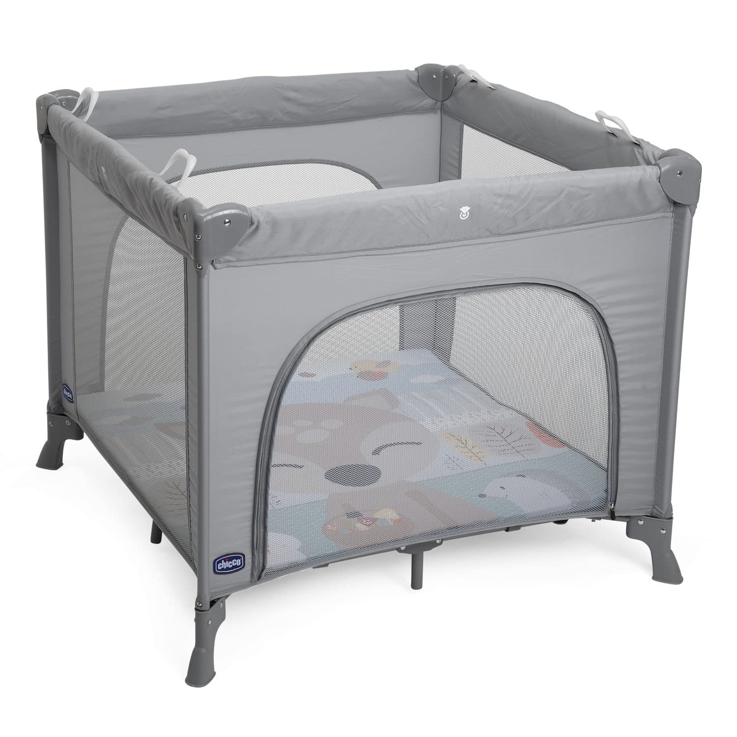 chicco-open-laufstall-rot-faltbar-mit-matte-reisebett image 8