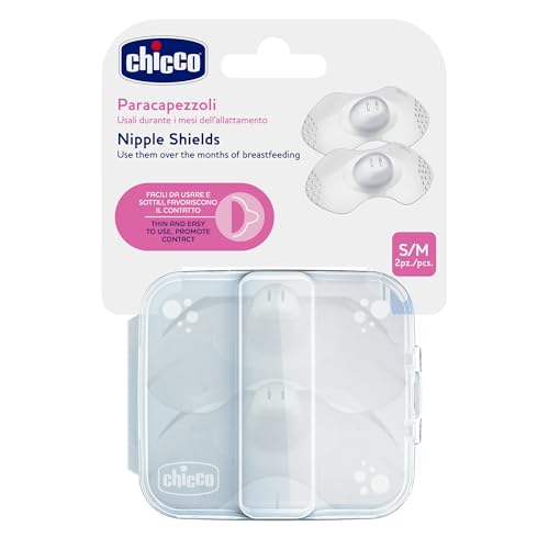 chicco-silikon-brustwarzenh-tchen-gr-e-s-m-transparent-stillhilfe image 3