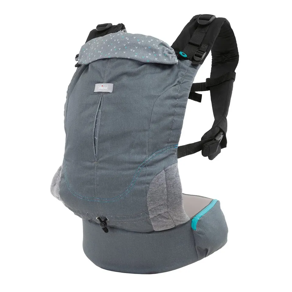 chicco-myamaki-fit-babytrage-baumwolle-cool-grey-15-kg image 1