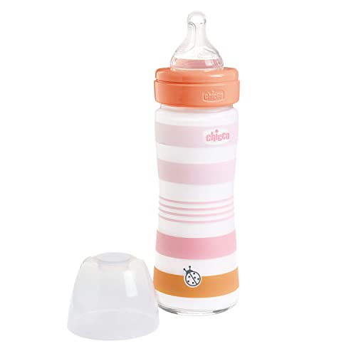 chicco-well-being-babyfl-schchen-glas-240-ml-rosa-0m image 7