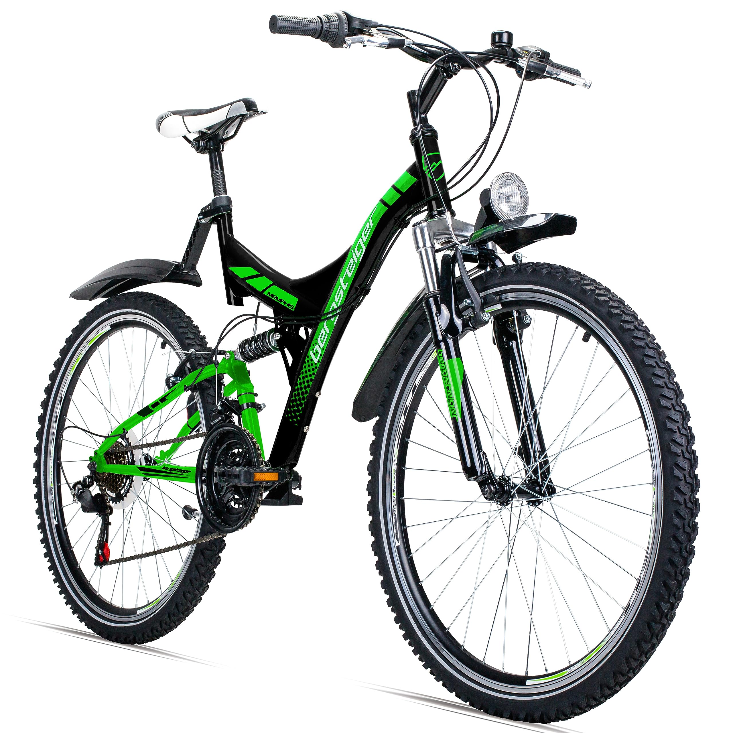 bergsteiger-memphis-26-zoll-mountainbike-fully-shiny-black image 1