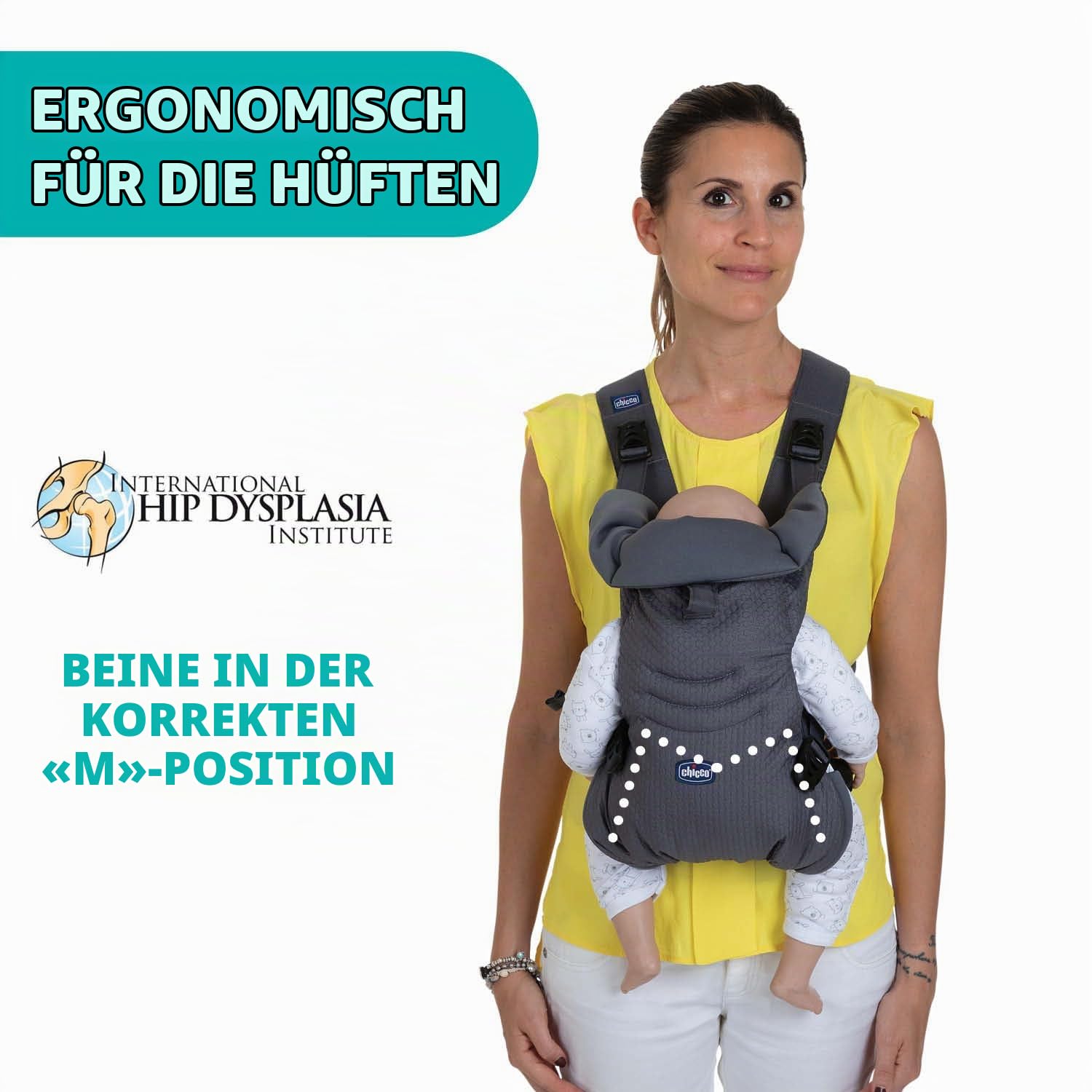 chicco-easyfit-babytrage-moon-grey-bis-9-kg-ergonomisch image 5