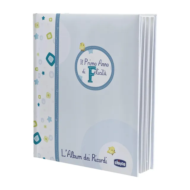 chicco-geburtsbuch-baby-erinnerungsalbum-blau image 1