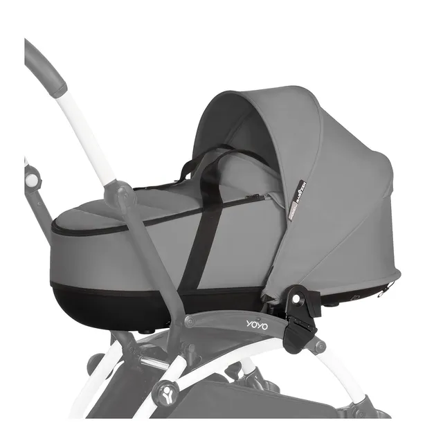 stokke-babyzen-yoyo-liegewanne-grey-yoyo2-doppelmatratze image 1