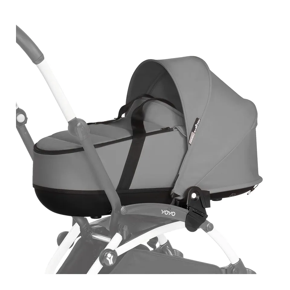 stokke-babyzen-yoyo-liegewanne-grey-yoyo2-doppelmatratze image 1