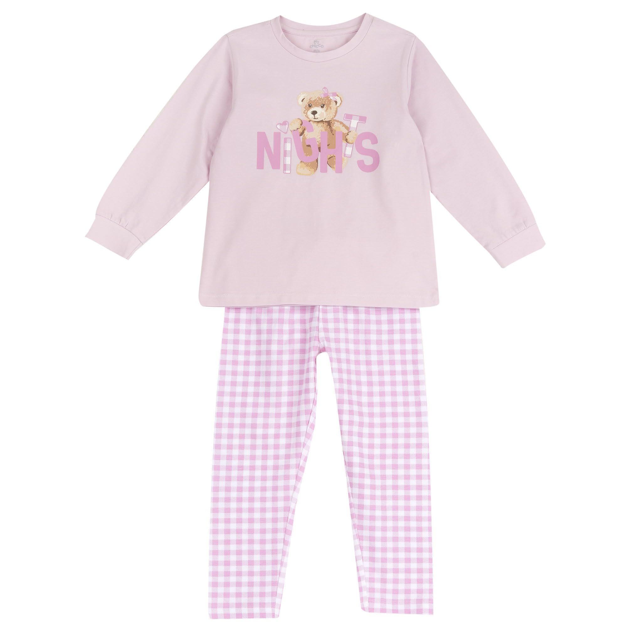 chicco-m-dchen-langpyjama-leichter-stoff-3-jahre-schlafanzug image 1