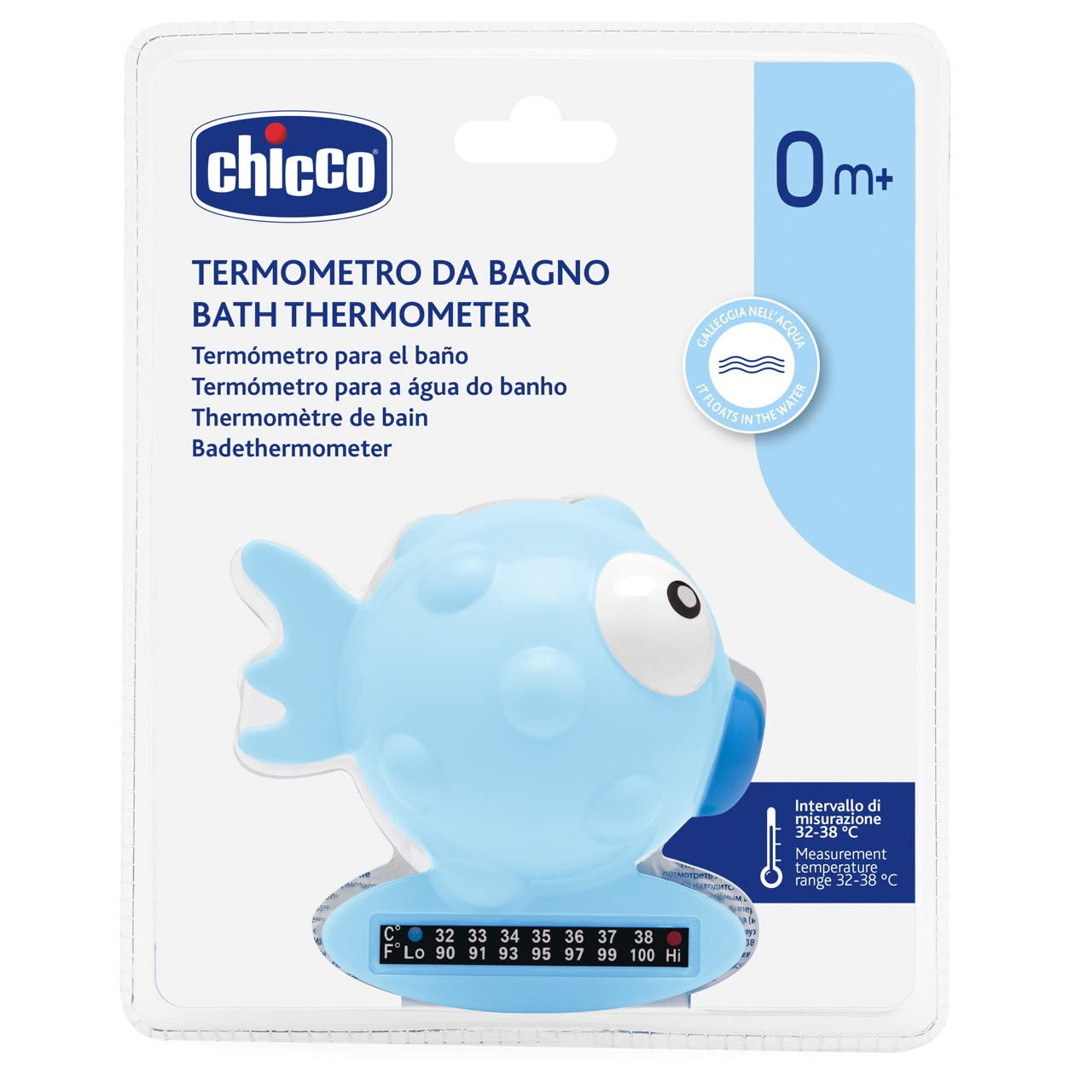 chicco-badethermometer-fisch-mehrfarbig-babybad image 2