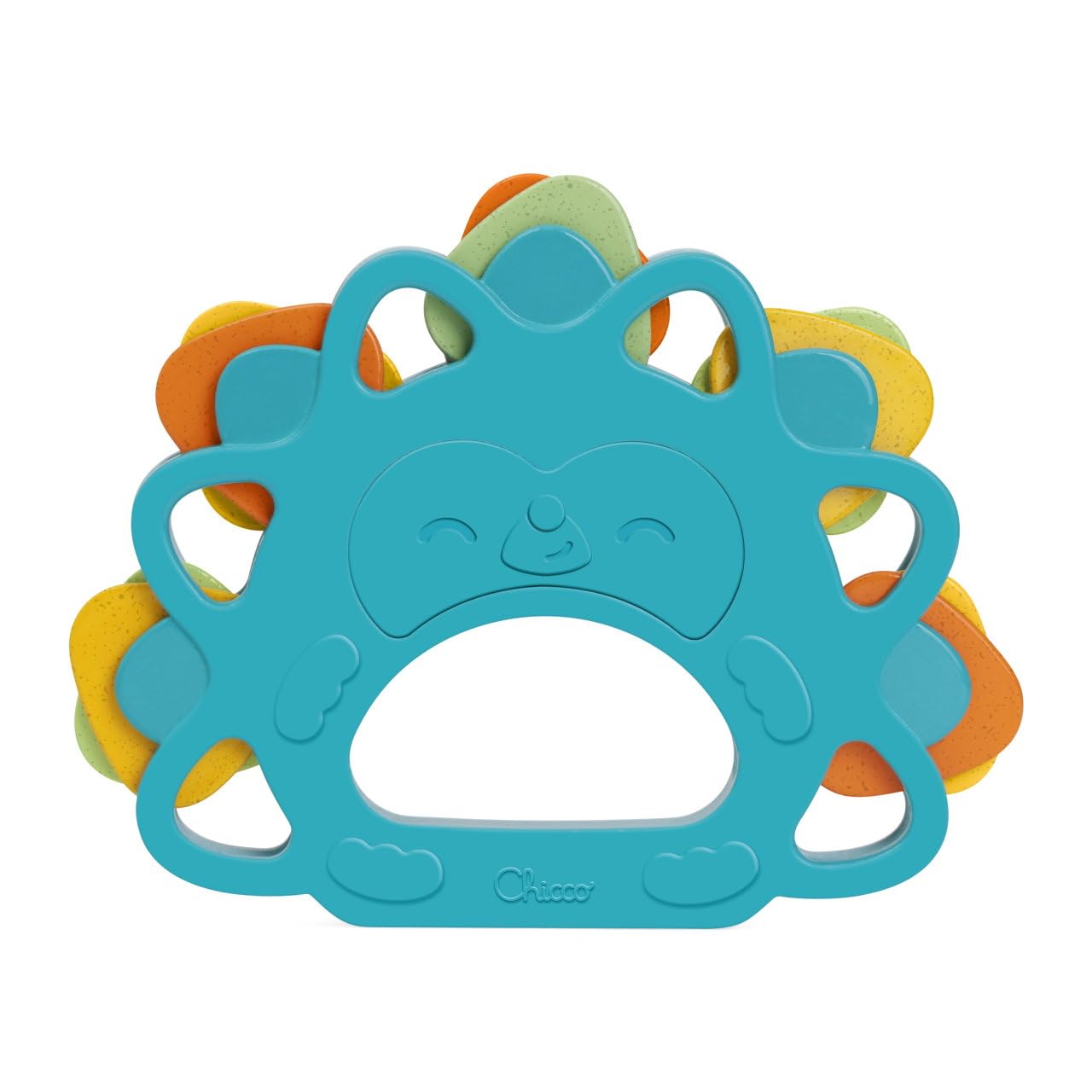 chicco-rassel-tamburin-igel-6-36-monate-recycelt image 1