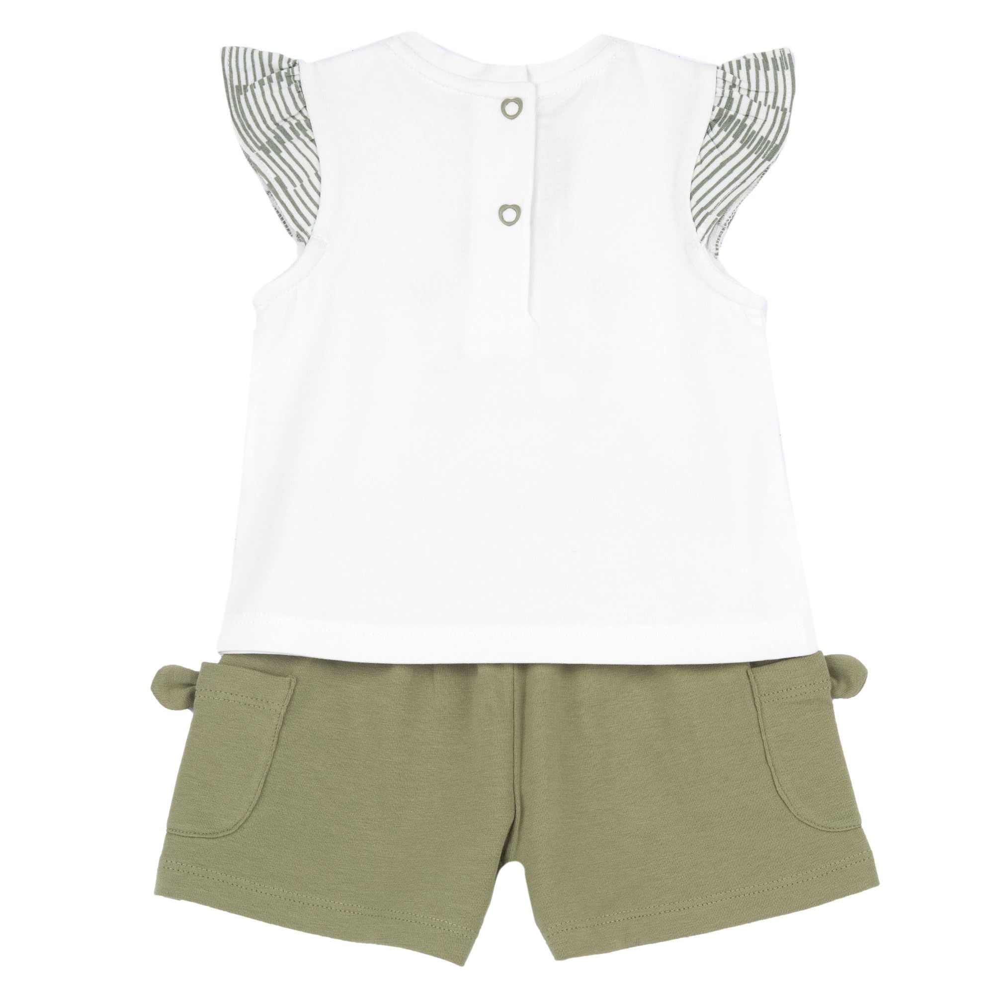 chicco-m-dchen-set-t-shirt-shorts-12-monate-sommer-set image 2