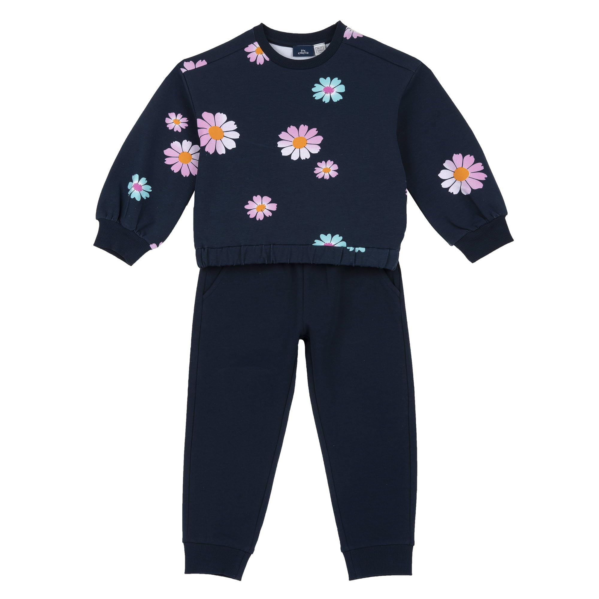 chicco-m-dchen-trainingsanzug-set-2-jahre-blumen image 1