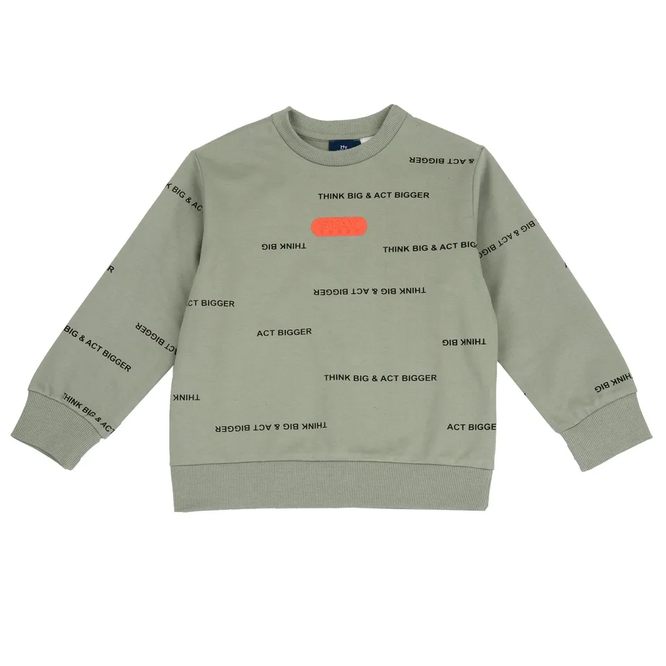 chicco-jungen-sweatshirt-baumwolle-blau-gr-n-schwarz-pullover image 1
