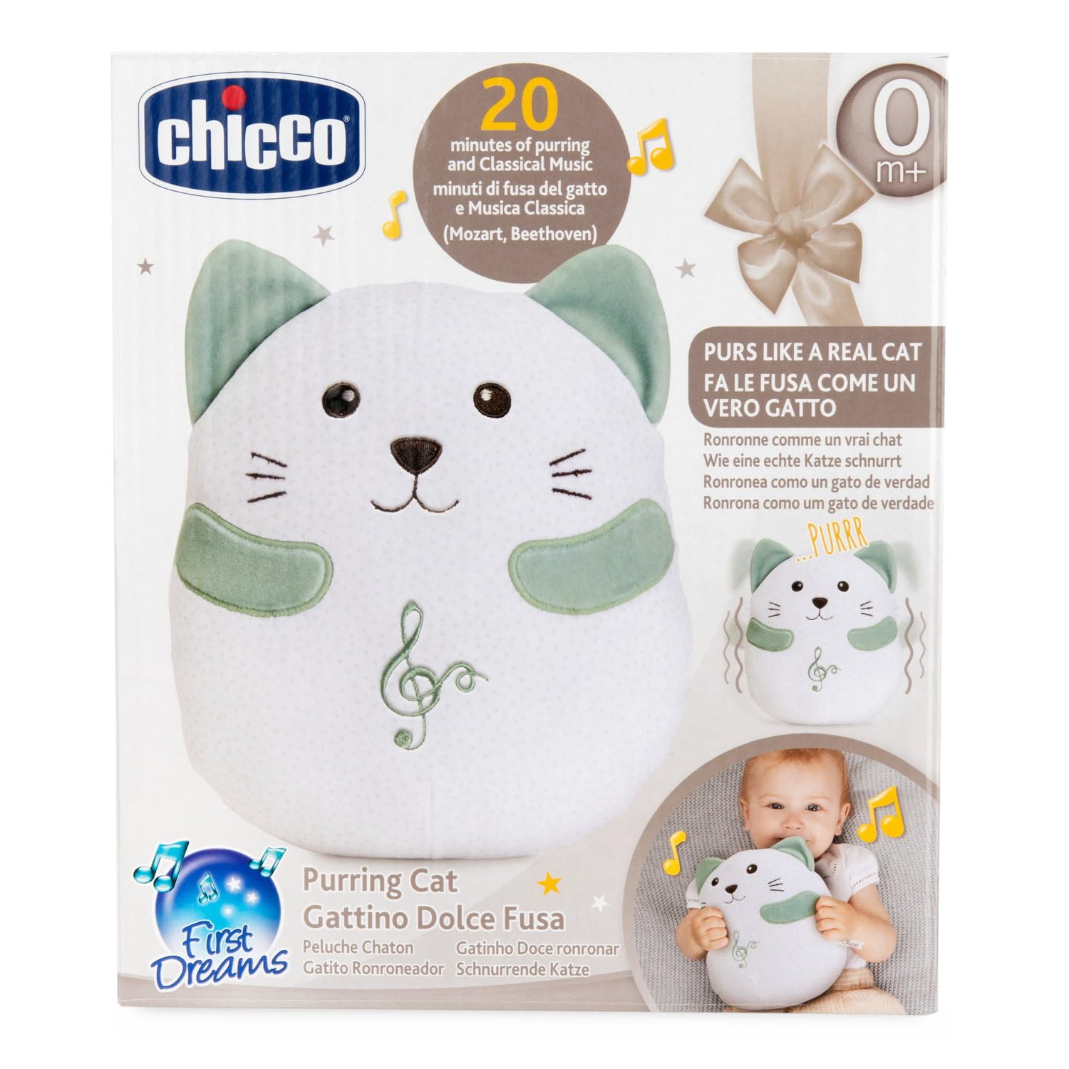 chicco-schnurrende-katze-gr-n-pl-schtier-ab-0-monate image 4