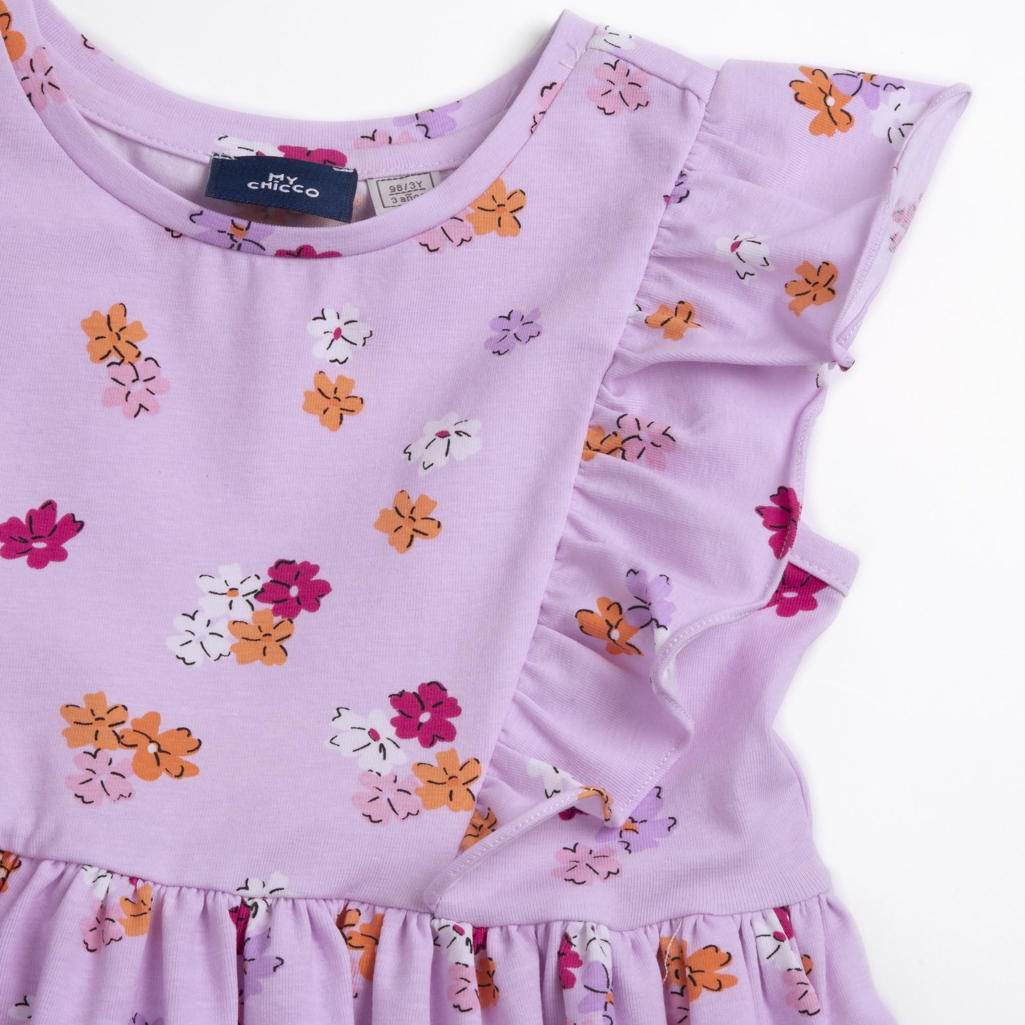 chicco-m-dchen-kleid-rmellos-baumwolle-4-jahre-sommer image 4