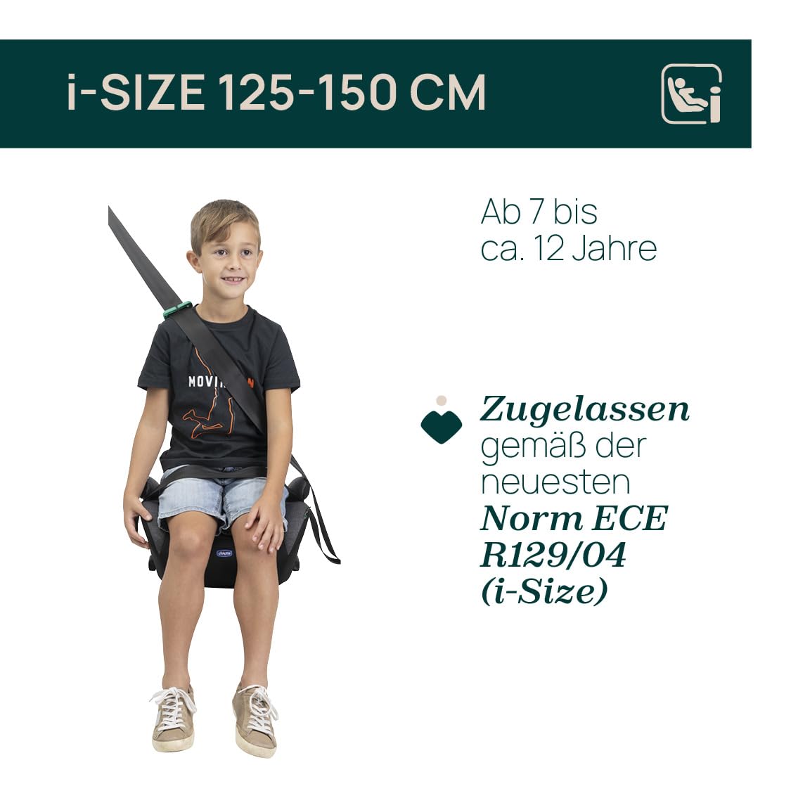 chicco-quasar-fix-i-size-kinderautositz-schwarz-126-150-cm image 2