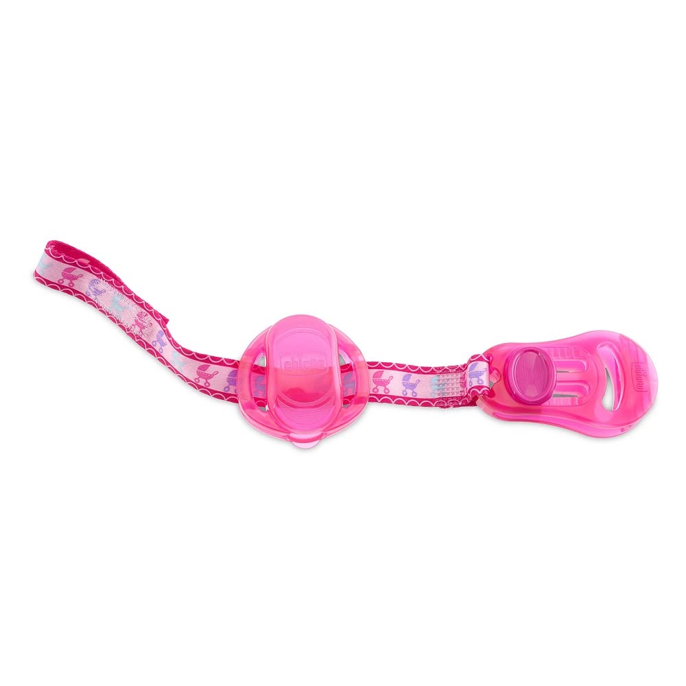 chicco-schnullerband-mit-saugerschutz-rosa-clip-klettband image 2