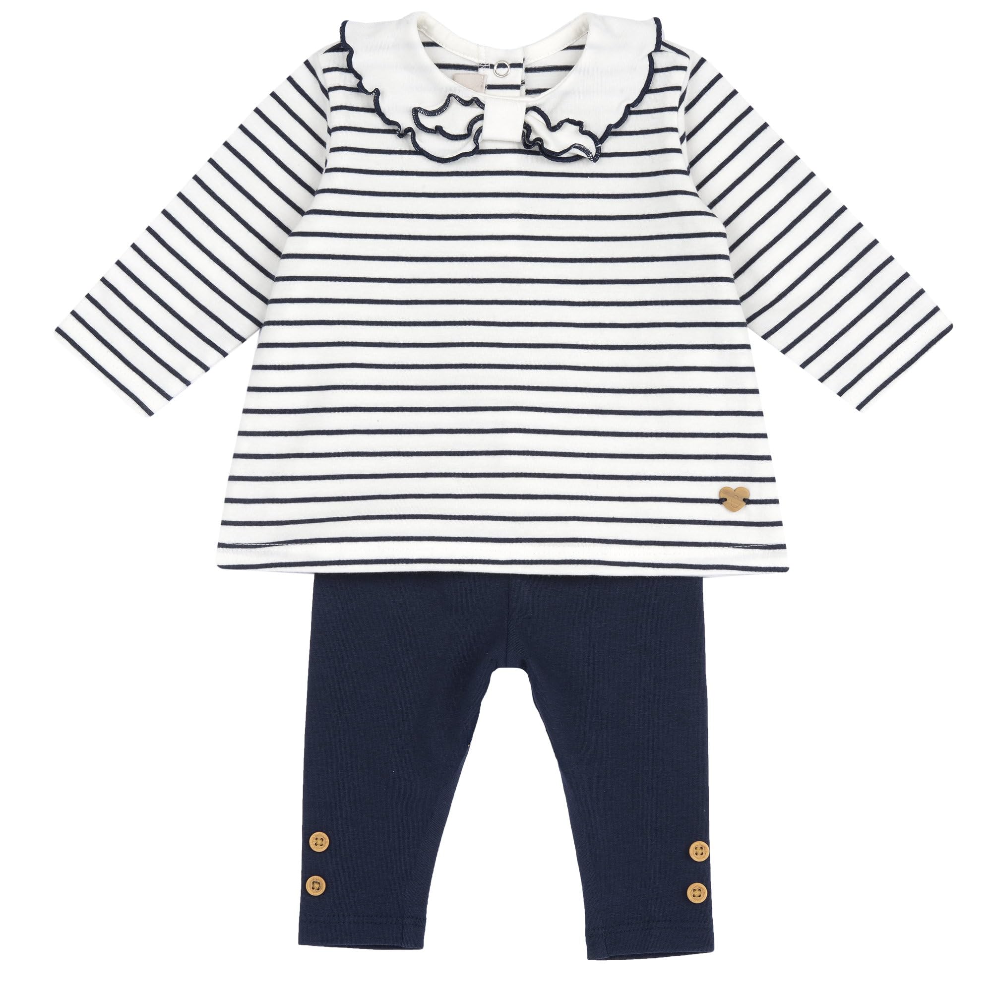 chicco-baby-set-m-dchen-t-shirt-hose-blau-3-monate image 1