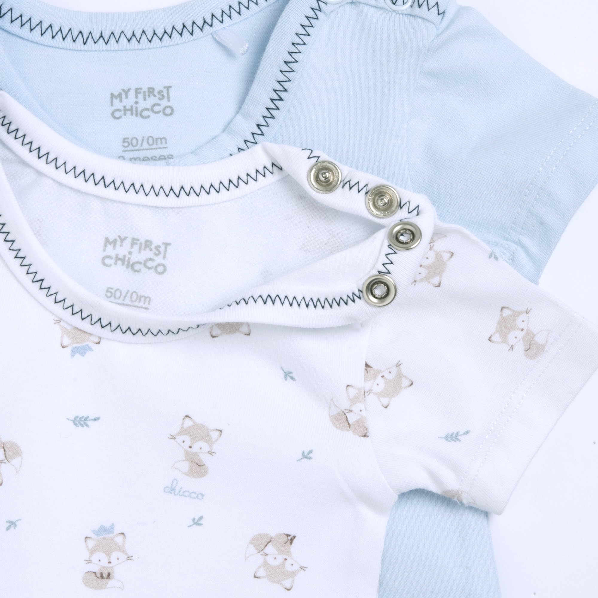 chicco-baby-body-set-kurzarm-9-monate-2-teilig-baumwolle image 3