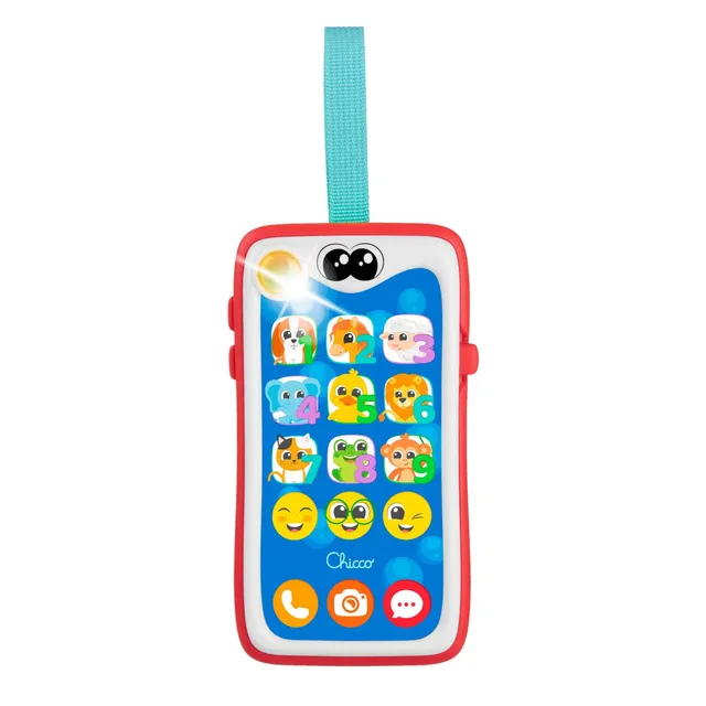chicco-smiley-smartphone-babyspielzeug-de-en-mit-licht image 1