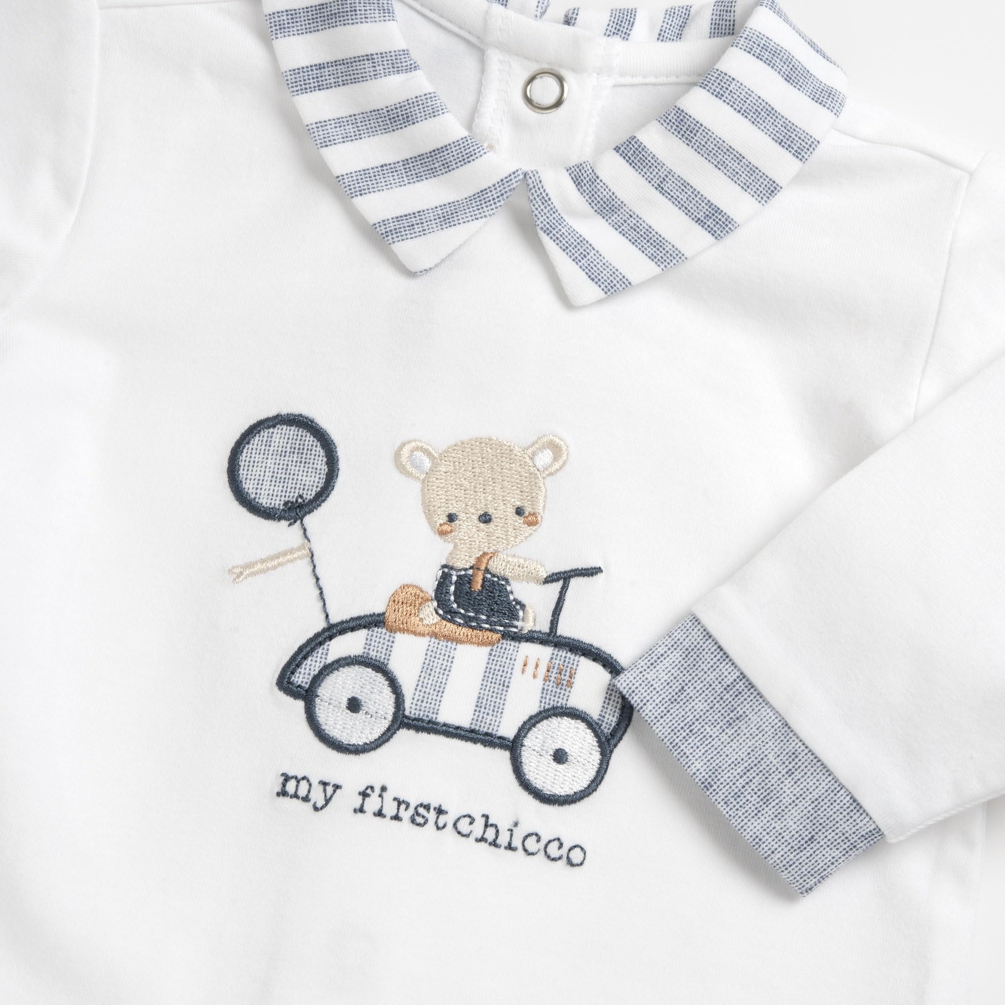 chicco-baby-set-t-shirt-leggings-baumwolle-hellblau image 2