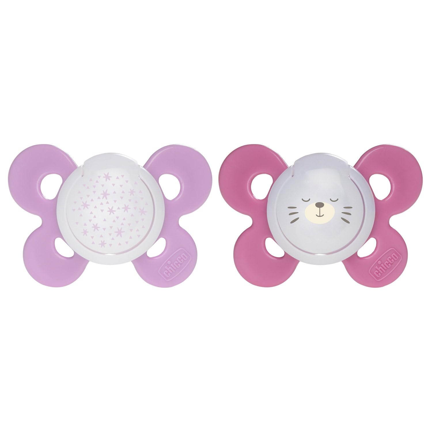 chicco-comfort-schnuller-silikon-rosa-16-36-monate-2er image 1