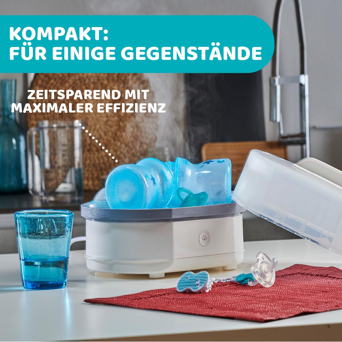 chicco-dampfsterilisator-3-in-1-babyflaschen-mikrowelle-6x330-ml image 5
