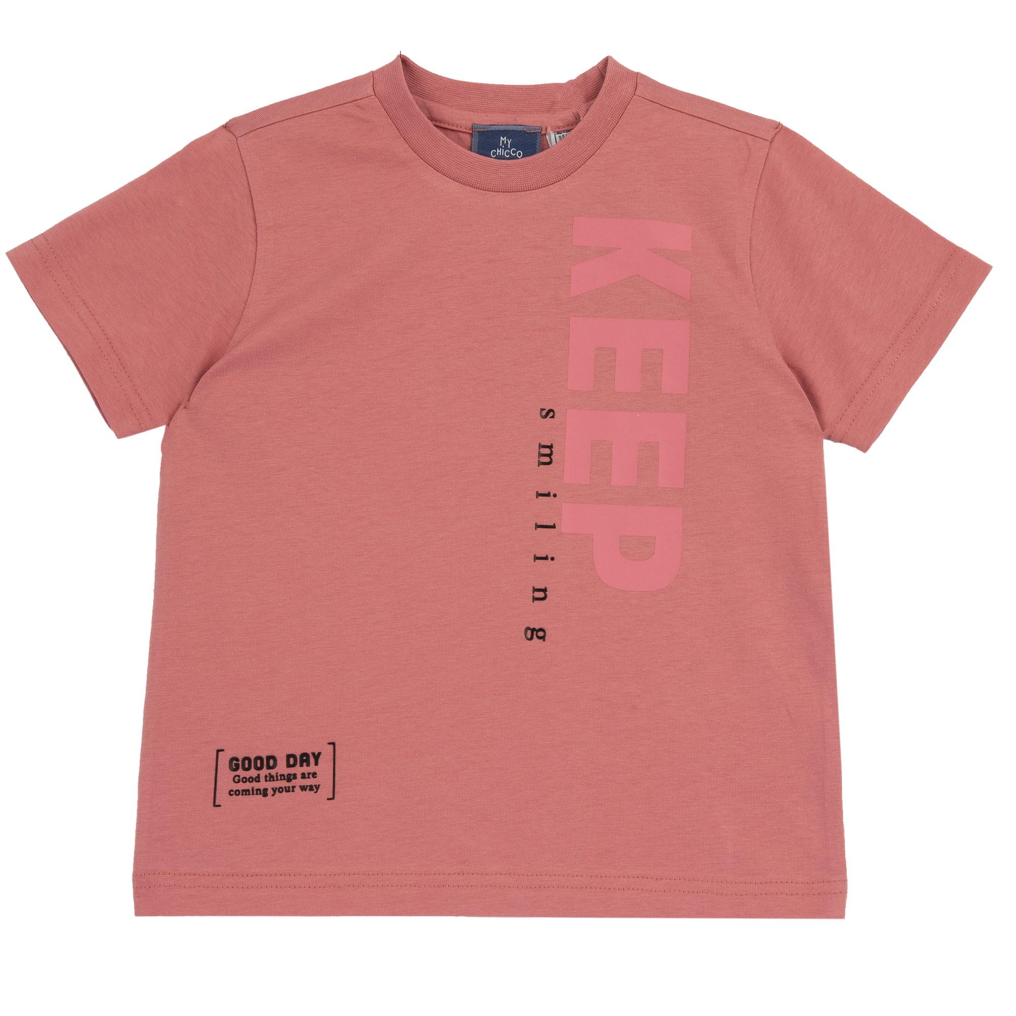 chicco-t-shirt-jungen-4-jahre-dunkelgr-n-kurzarm-baumwolle image 4