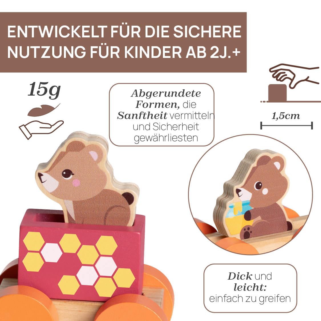chicco-my-wood-friends-teddyb-r-zug-holzspielzeug-ab-2-j image 3