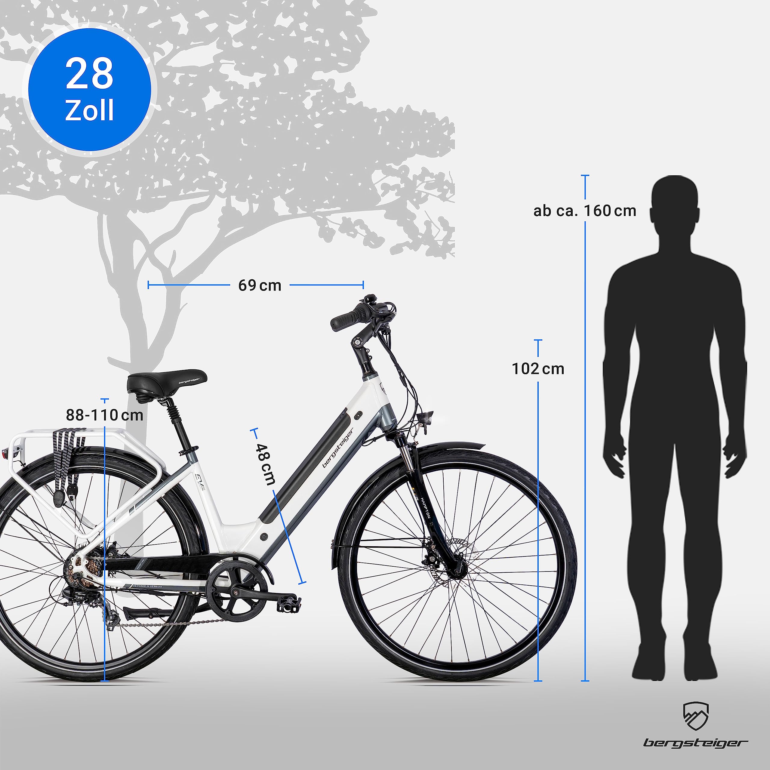 bergsteiger-hampton-28-zoll-city-e-bike-wei-450wh image 8
