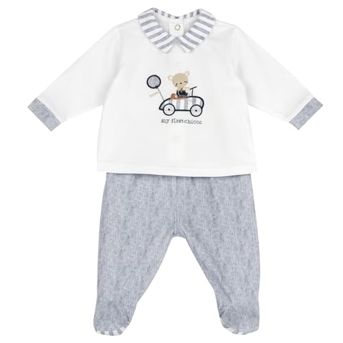 chicco-baby-set-t-shirt-leggings-baumwolle-hellblau image 5