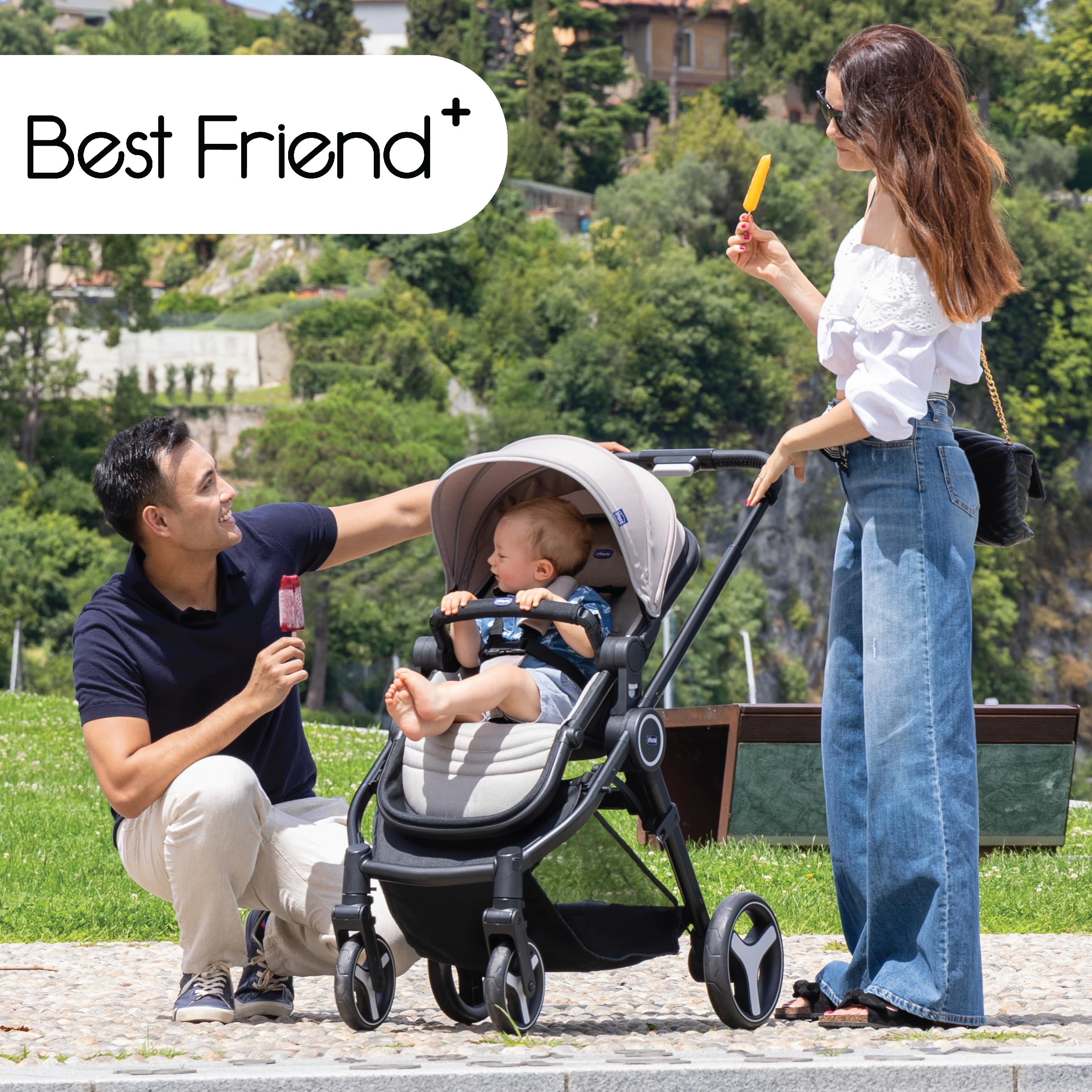chicco-trio-best-friend-kinderwagen-3in1-schwarz image 2