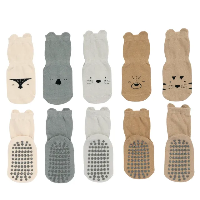 chicco-stoppersocken-kinder-5-paar-5-6-jahre-baumwolle image 1